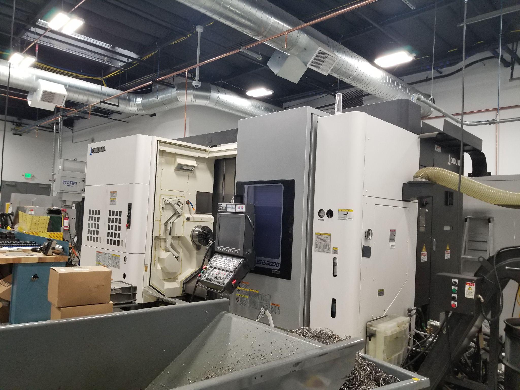Multi-axis machining center used for custom experimental hardware.