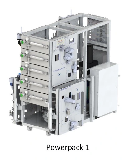 Powerpack 1 high-pressure source system.