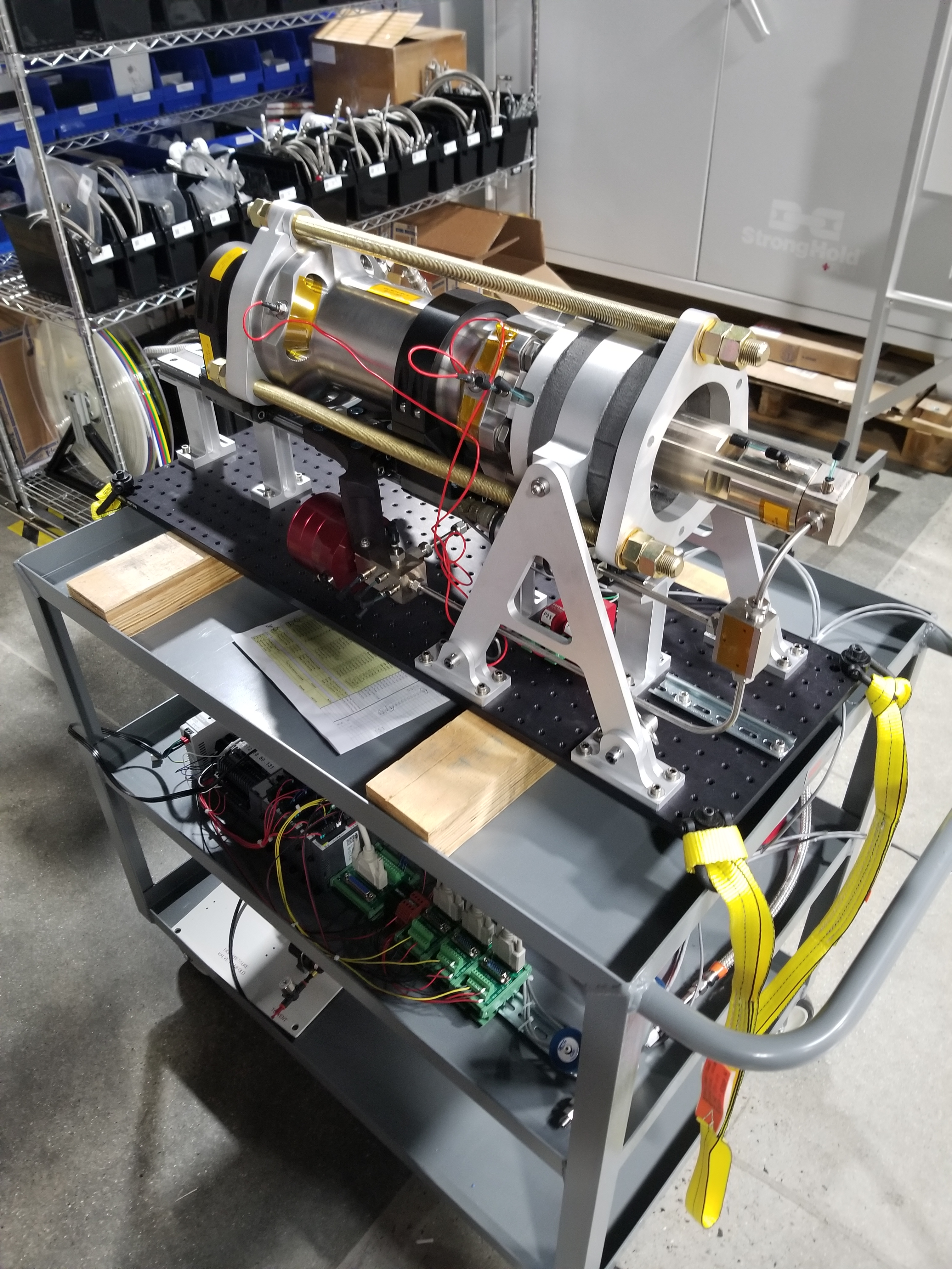 Protonpack pressure-source system, as built.